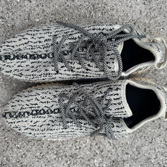 Yeezy Shoes - Yeezy Boost Turtle Dove 350 Black and White Athletic Shoes